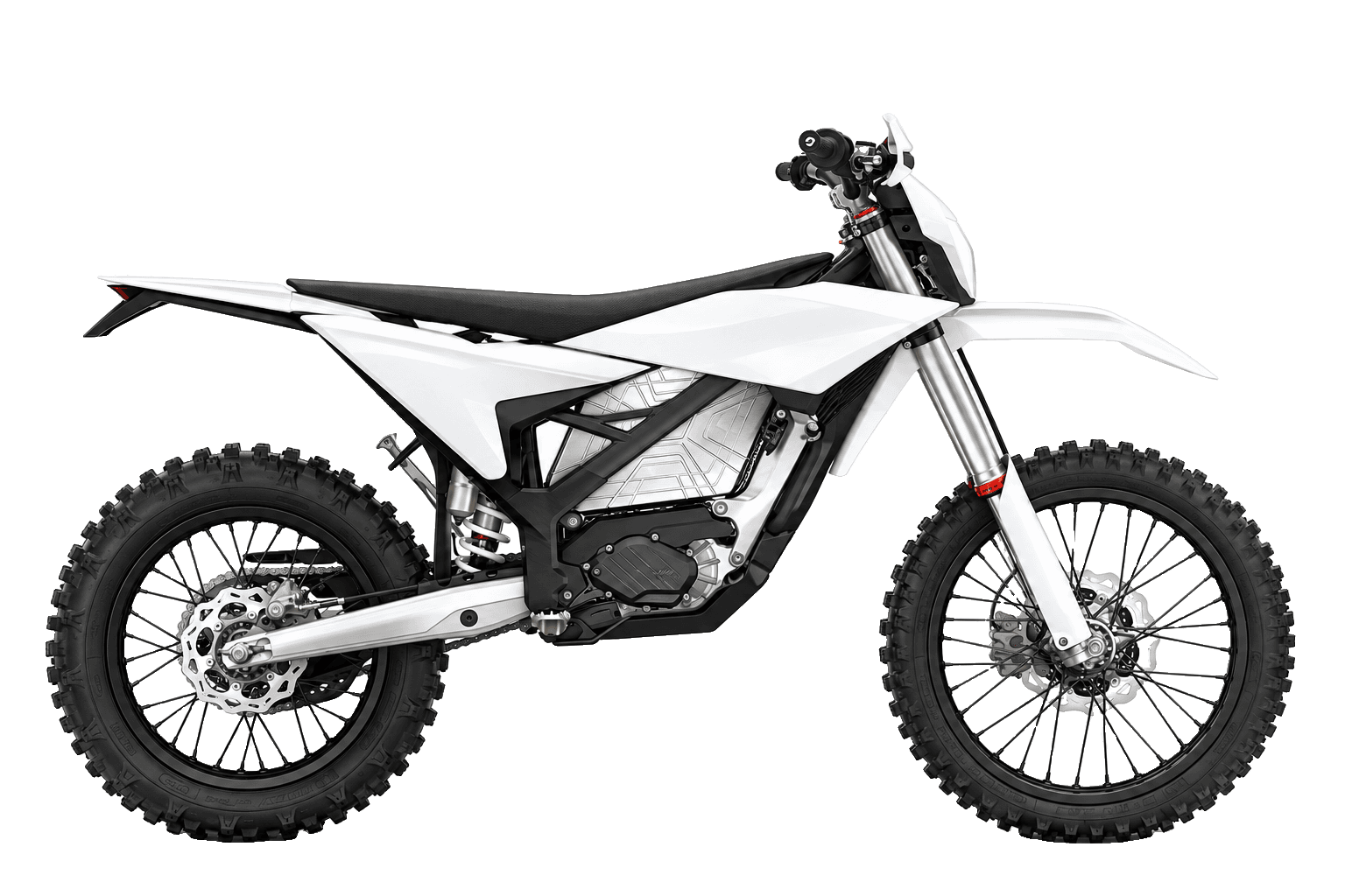 KTM FREERIDE E with white plastics — design illustration