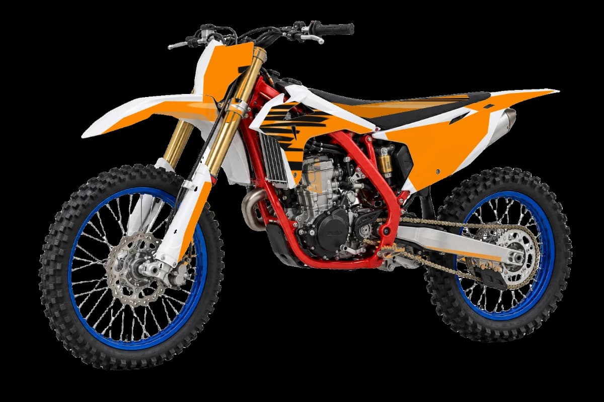 Tiger stripe style dirt bike graphics kit for Beta