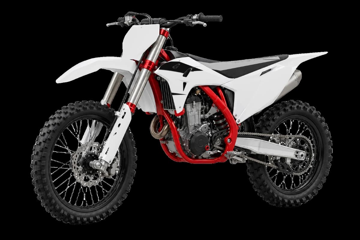 Tribal style dirt bike graphics kit on a GasGas MC 250F