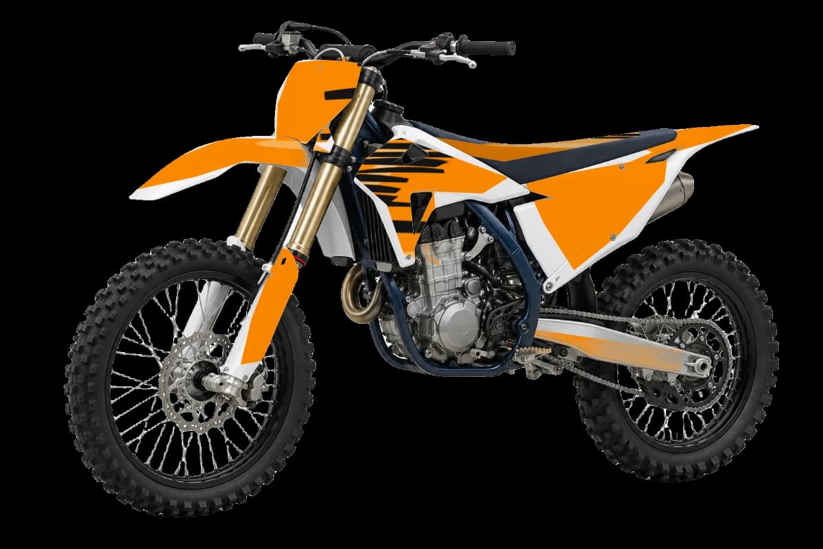 Tiger stripe style dirt bike graphics kit for Husqvarna