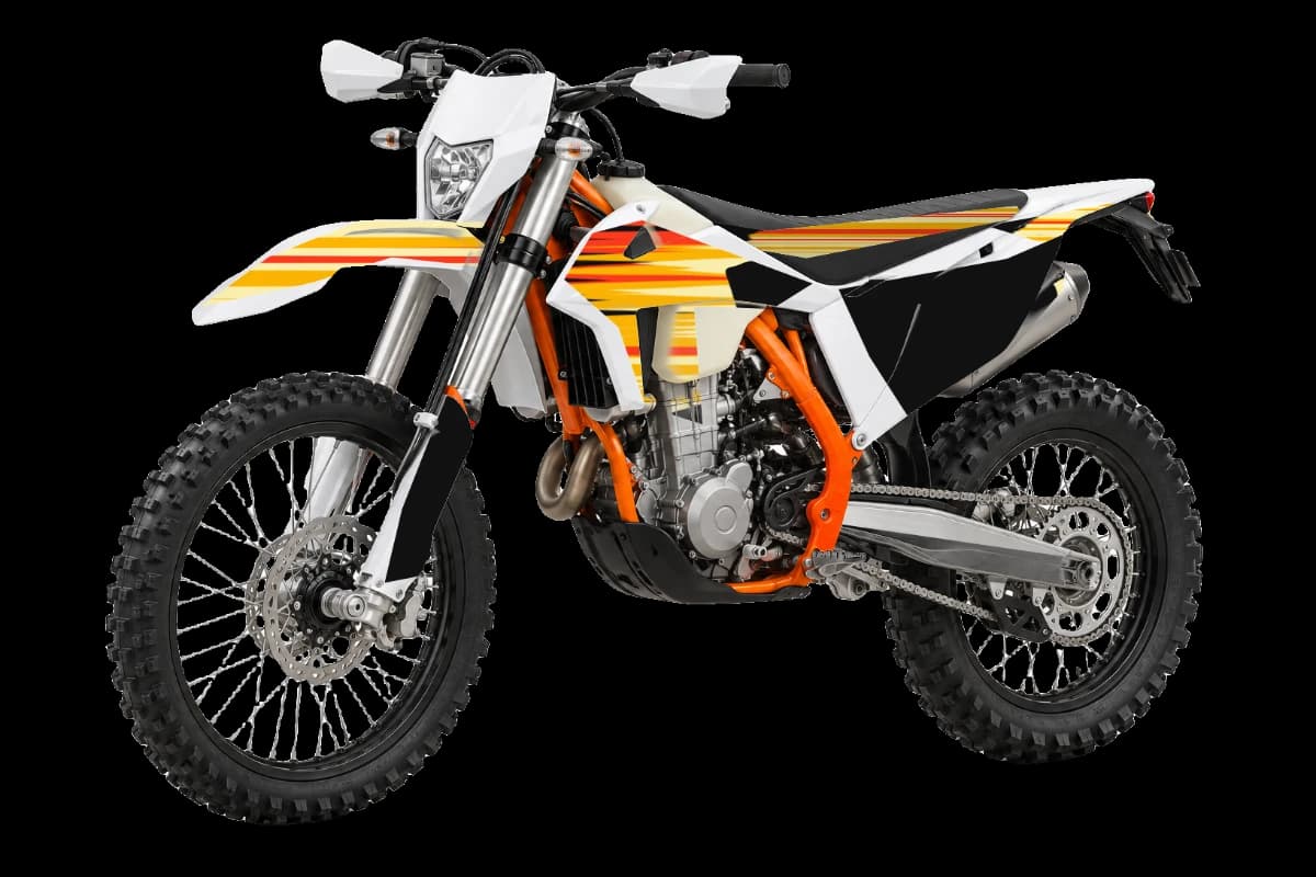 Inferno graphics on a KTM 450 EXC-F