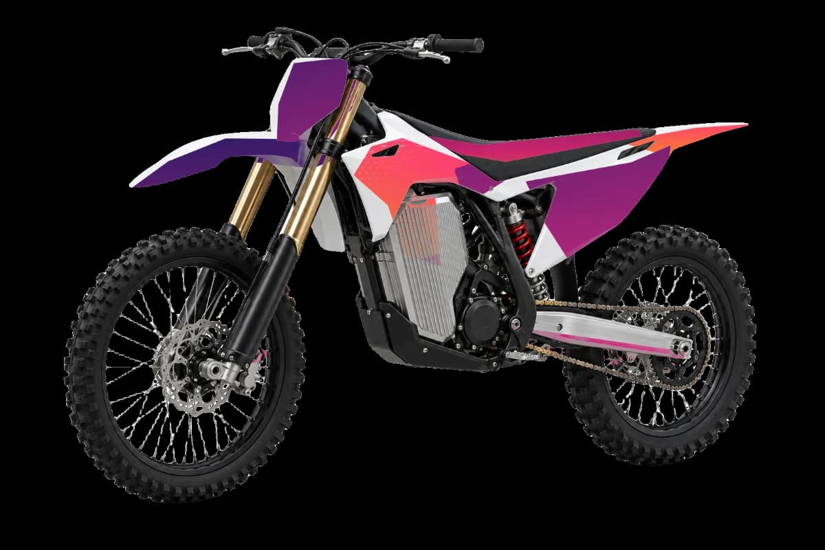 Gradient fade style dirt bike graphics kit for Stark