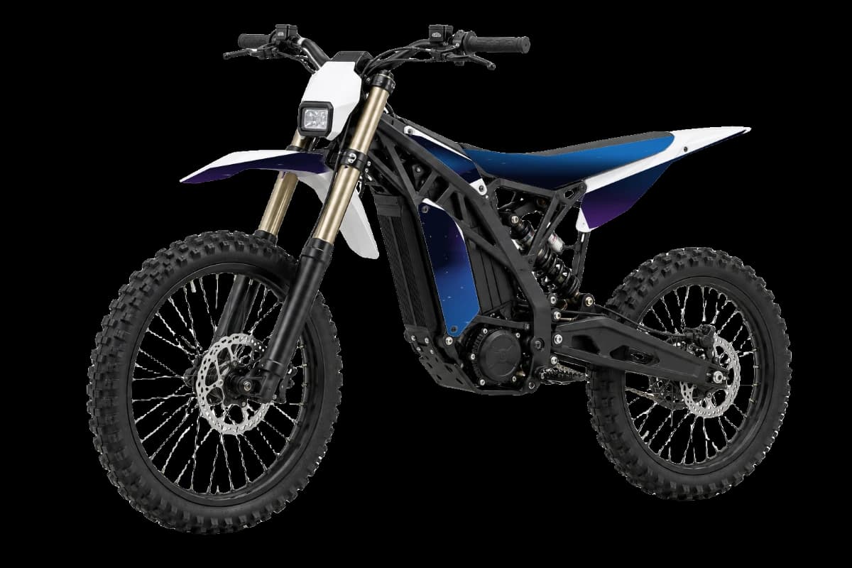 Galaxy style dirt bike graphics kit for Sur-Ron