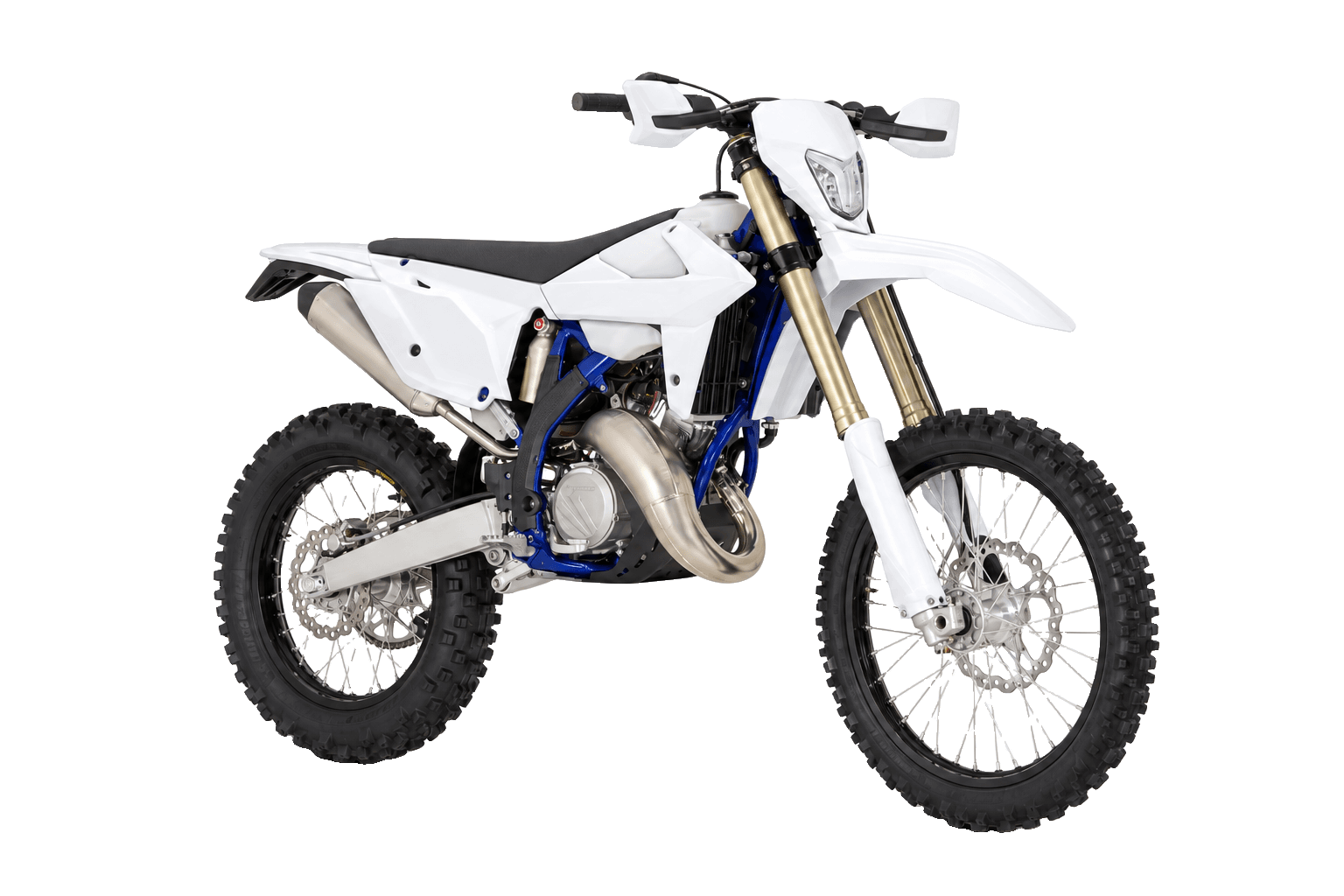Sherco 125 SE with white plastics — design illustration